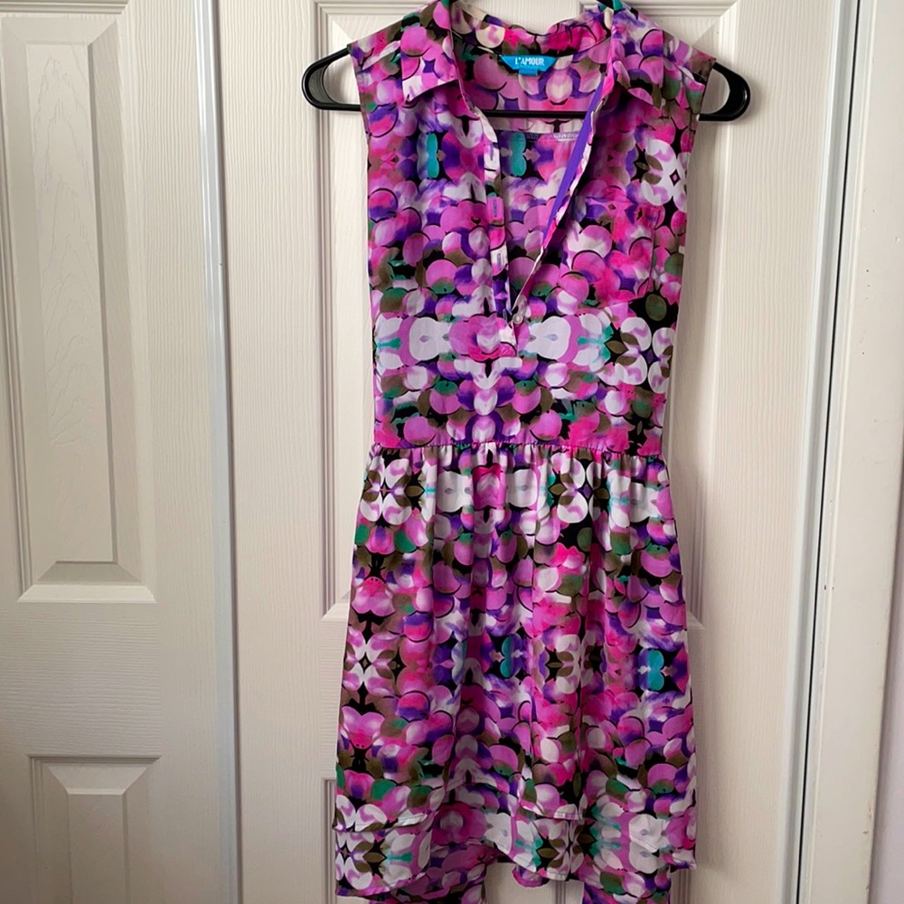 Nanette Lenore size m floral bottom scallop dress